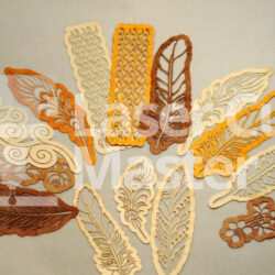 feathers and leaves laser cut file