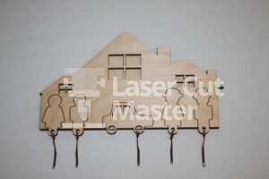 Keychain Family Laser Cut File