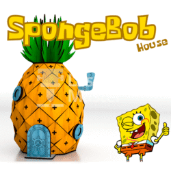 Spongebob House Laser Cut File