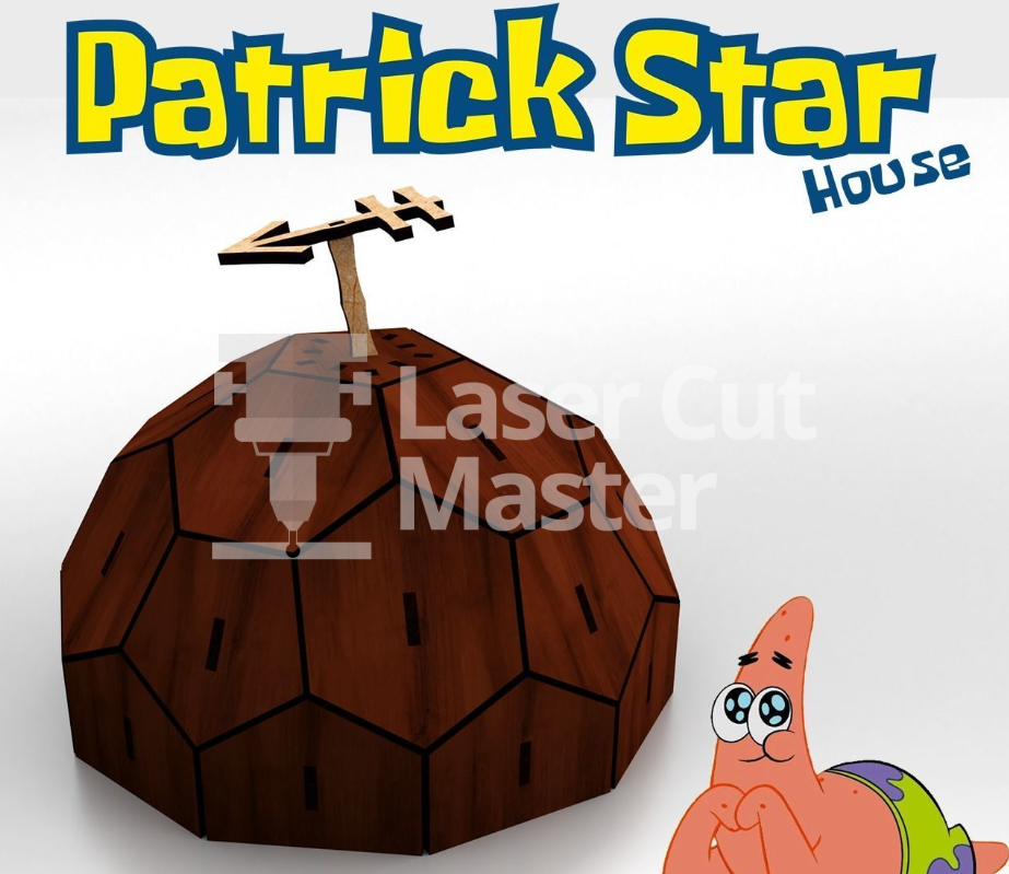 Patrick's House Laser Cut File - Laser Cut Master
