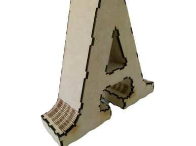 Laser cut file for a gift box with detailed and decorative pattern.