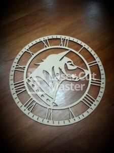 Dog Clock Laser Cut File