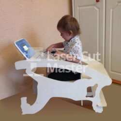 Baby chair, rocking chair and desk Laser Cut File