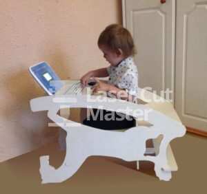 Baby chair, rocking chair and desk Laser Cut File