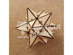 3D puzzle Laser Cut File