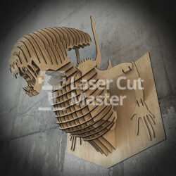 Alien Design Laser Cut File