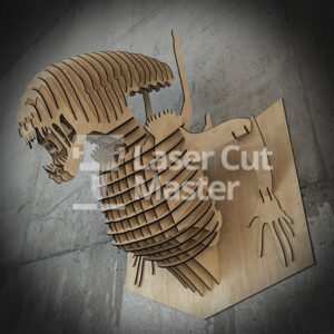 Alien Design Laser Cut File