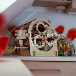 Box with gears Laser Cut File