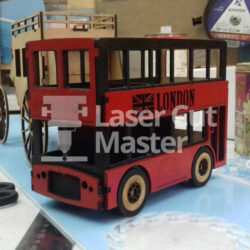 England bus Laser Cut File