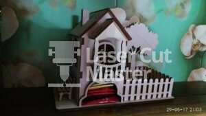 House-shaped organizer Laser Cut File