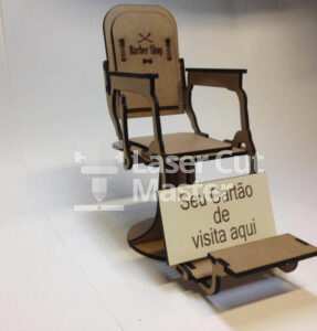 Barbershop chair Laser Cut File