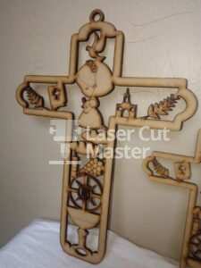 First communion cross Laser Cut File