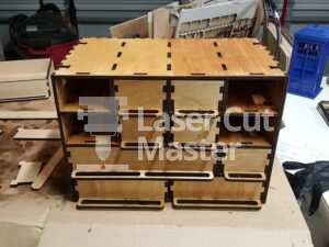 Box of pieces Laser Cut File