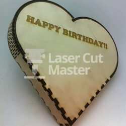 Heart Box Laser Cut File
