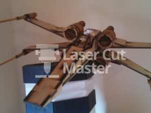 X-Wing Starfighter Laser Cut File