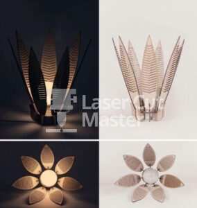 Flower Chandelier Laser Cut File