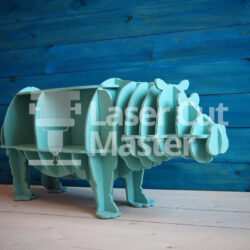 Hippopotamus Laser Cut File