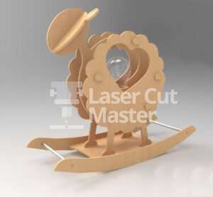 Rocking Sheep Laser Cut File