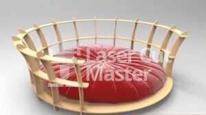 Pet Bed Laser Cut File