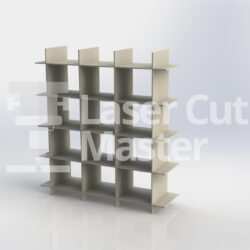 Furniture in the Form of a Grid Laser Cut File