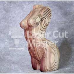 Woman's torso Laser Cut File