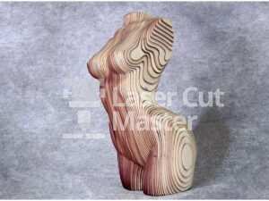 Woman's torso Laser Cut File