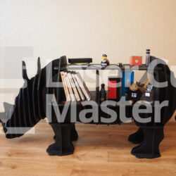 Rhinoceros Table Laser Cut File