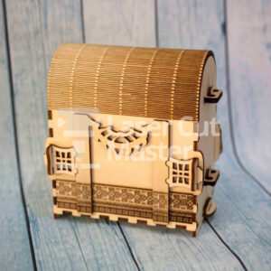 Coffer with Lock Laser Cut File