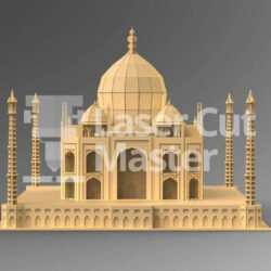 Taj Mahal Laser Cut File