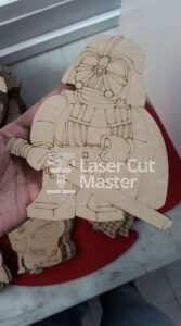 Darth Vader Laser Cut File