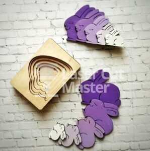 Rabbit Laser Cut File