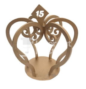 Crown 15 years Laser Cut File