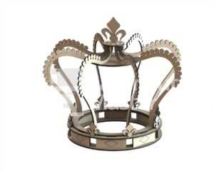 Queen crown Laser Cut File
