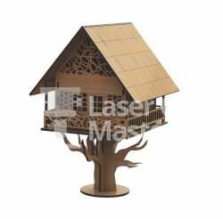 Bird house Laser Cut File
