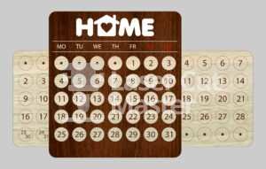 Calendar 2 Laser Cut File