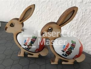 Rabbit Egg Laser Cut File