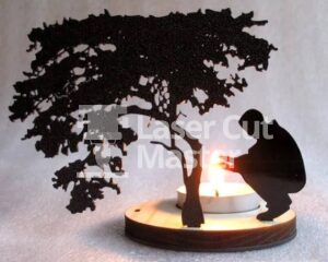 Tree-shaped candelabrum