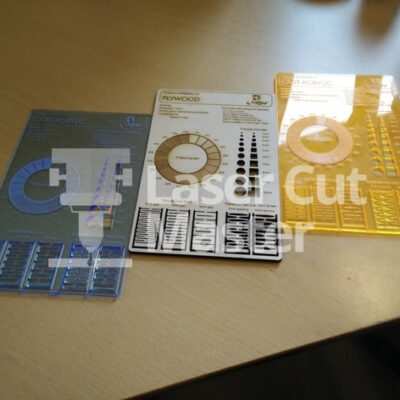 Sample template Laser Cut File