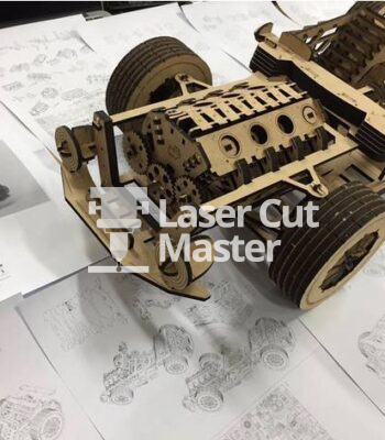 Car Chassis Laser Cut File