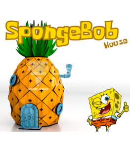 Spongebob House Laser Cut File