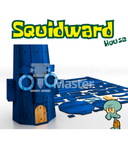 Squidward's House Laser Cut File
