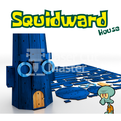 Squidward's House Laser Cut File
