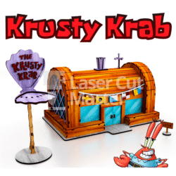 Krusty Crustacean Restaurant Laser Cut File