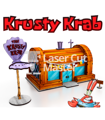 Krusty Crustacean Restaurant Laser Cut File