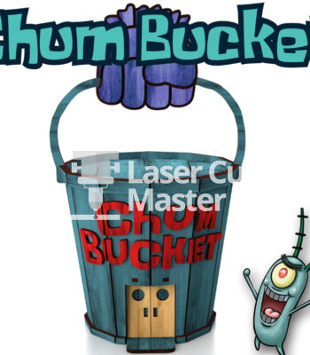 Chum bucket Laser Cut File