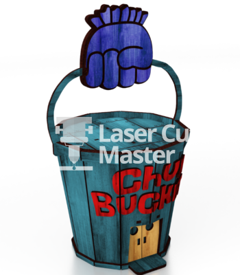 Chum bucket Laser Cut File