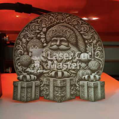 Santa Claus laser engraving