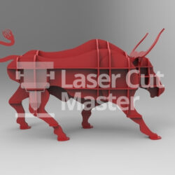 Bull Laser Cut File