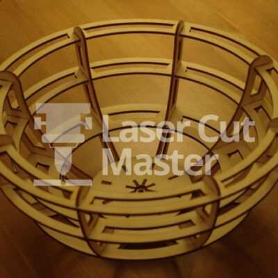 Bowl Laser Cut File