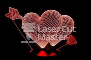 Engraved heart